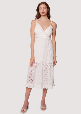 Petals of the Sky Midi Dress