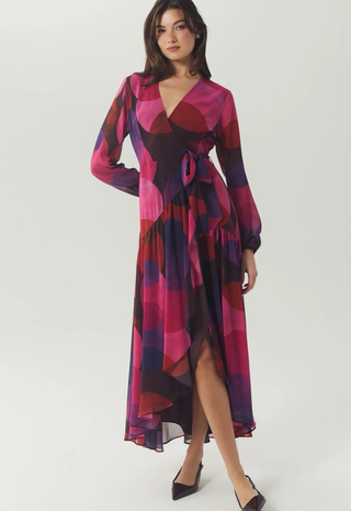 Linda Dress Pink Multi Hutch