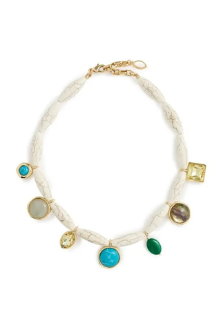 Adriana Necklace White Multi Mignonne Gavigan