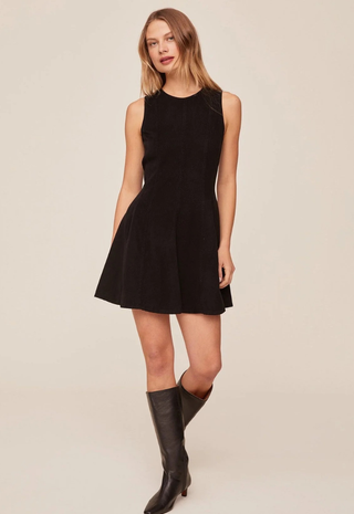 Sleeveless Seamed Fit And Flare Dress Black Bella Dahl