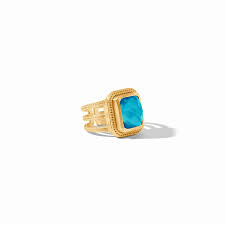 Cheval Statement Ring-Iridescent London Blue-7