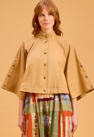 Capelet Tan Olivia By Livro