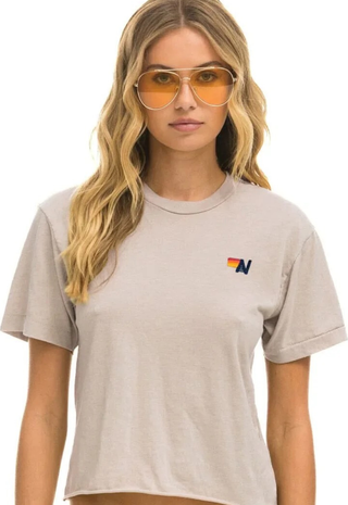 Basic Boyfriend Tee Sand Aviator Nation