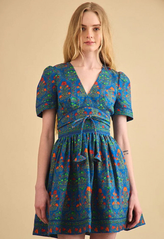 Roan Dress Midnight Garden - Hunter Bell