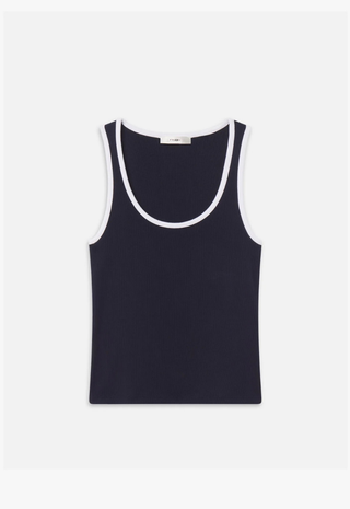The Sporty Tank Navy Frame