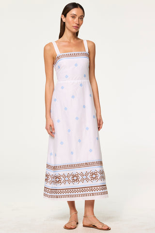 Aria Dress Embroidered Cotton Misa
