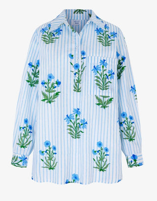 Alba Shirt Lily Stripe Pink City Prints