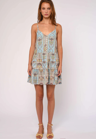 Lorelei Dress Rocco Ruby Print Love The Label