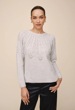 Relaxed Sweater Frosted Oat Bella Dahl