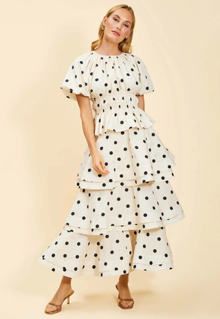Bohemia Convertible Circle Skirt Polka Dot Mestiza
