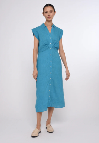 Simmons Dress Maui Blue Love The Label