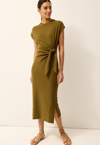 juniper green dress S / With Slit Heaven V-Neck Bridesmaid Elegant Maxi Gown and full lining Kehlani Green Geo Dress XL