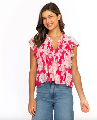 Olene Peony Top Mahila