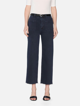 The Anchor Pant Navy Raw Fray Frame