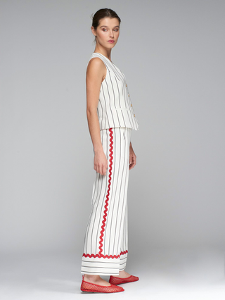 Black & White Diplomatic Trouser Vilagallo