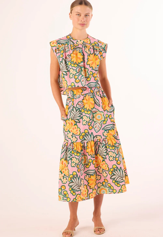 Itzel Skirt Desert Flower Misa