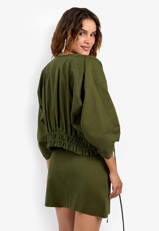 Prita Jacket Jungle Green Trina Turk