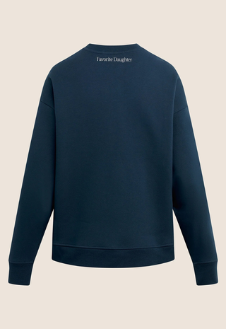 The Favorite Middle Child Sweatshirt Navy/White Favorite Daughter