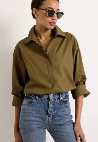 Dallas Top Juniper Green Marie Oliver