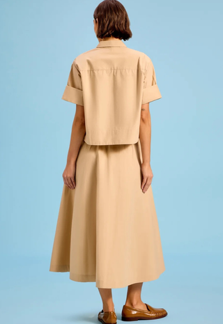 Pavilion Skirt Khaki Livro