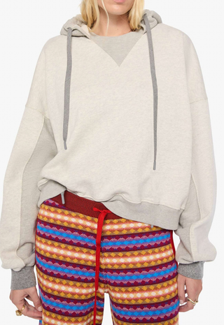 The Half Base Hoodie Light Heather Grey Mother